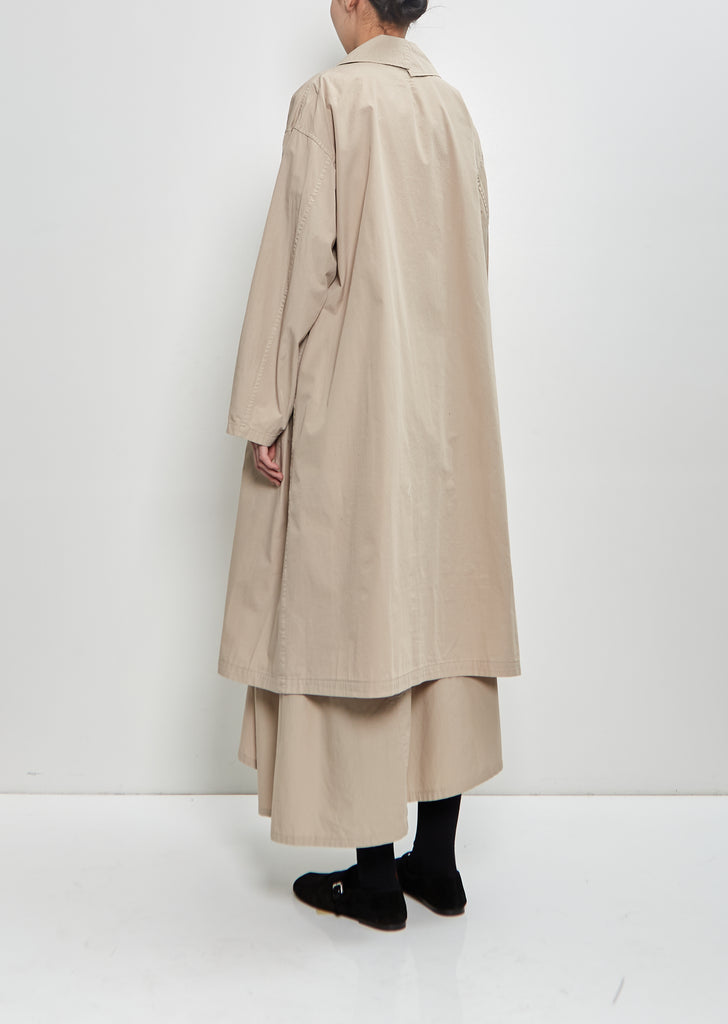 Cotton Big Collar Coat