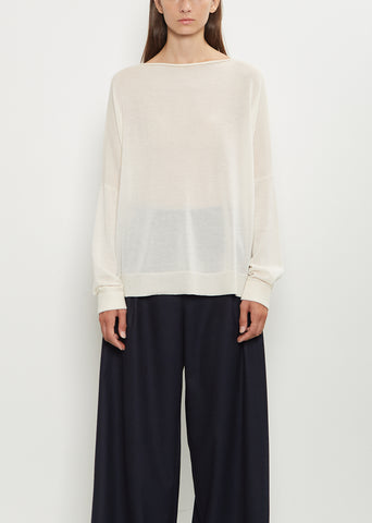 Cashmere Boat Neck Sweater
