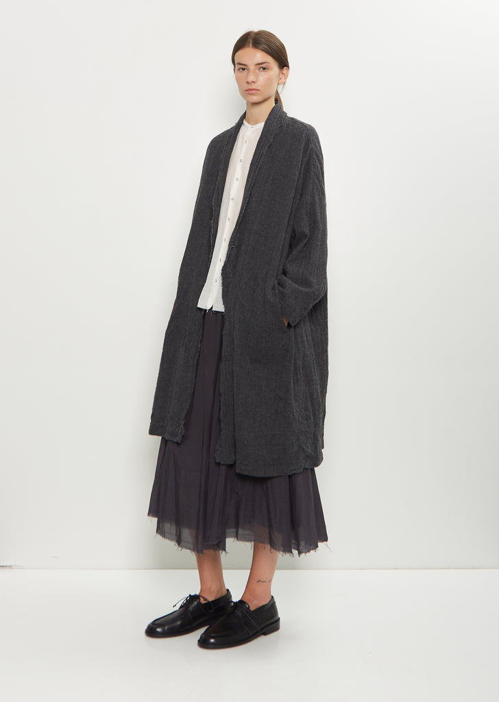 Refined Wool Gauze Coat