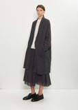 Refined Wool Gauze Coat