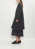 Refined Wool Gauze Coat