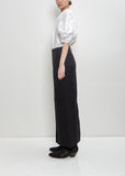 Wool Straight Maxi Skirt