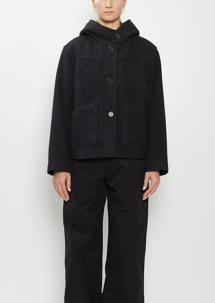 Short Wool Duffle Coat