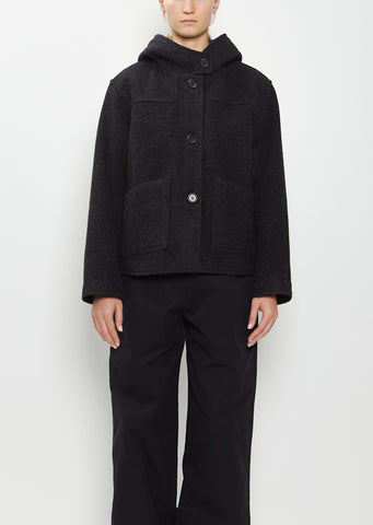 Short Wool Duffle Coat