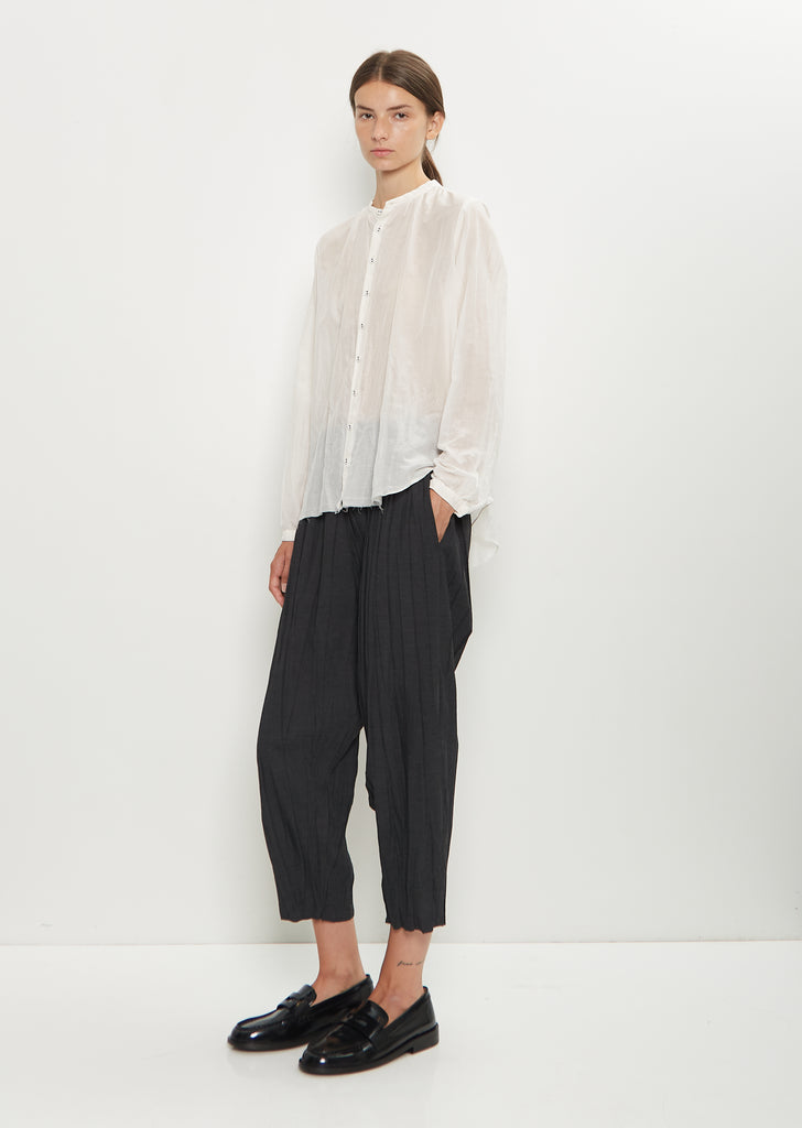 Stretch Pleated Pants