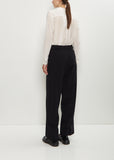 Mulesing-Free Wool Cotton Wide Pants