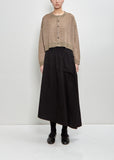 Flax Blend Sheer Long Sleeve Cardigan