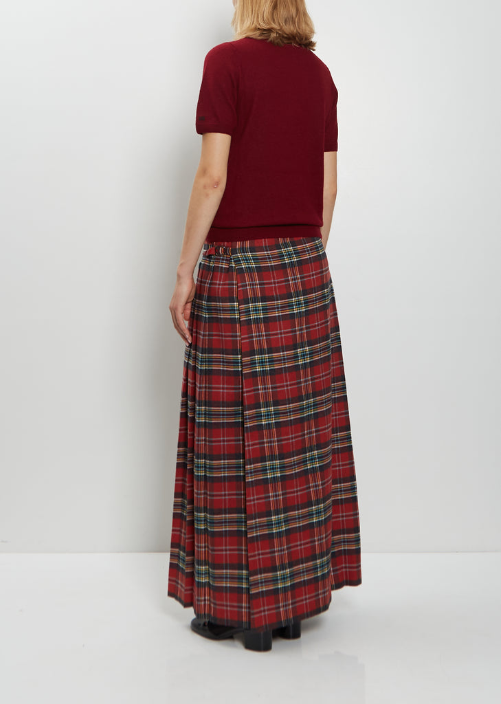 Josh Felted Cashmere Polo — Burgundy