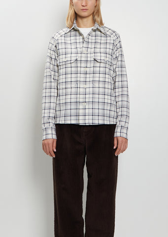 Juergen Wool Check Overshirt