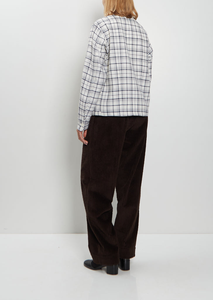 Juergen Wool Check Overshirt