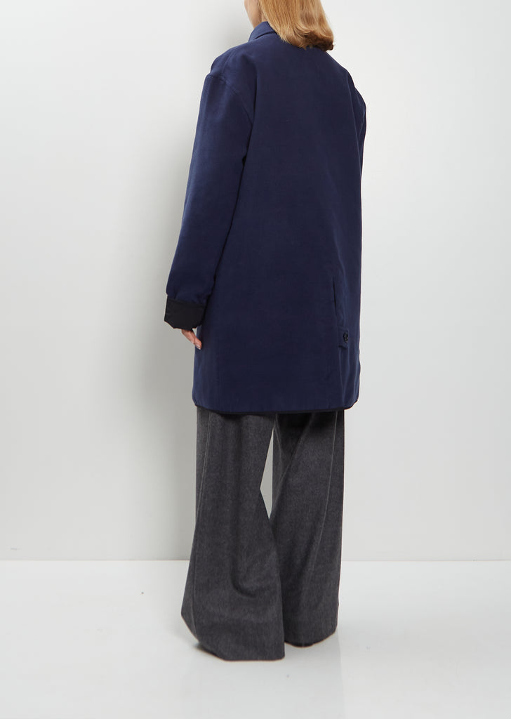 Andy Reversible Quilted Nylon Silk Coat