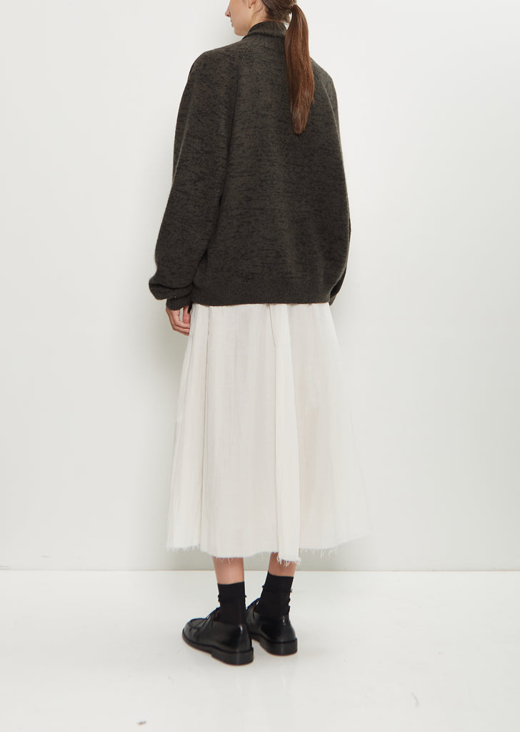 Cashmere Wool Short Cardigan