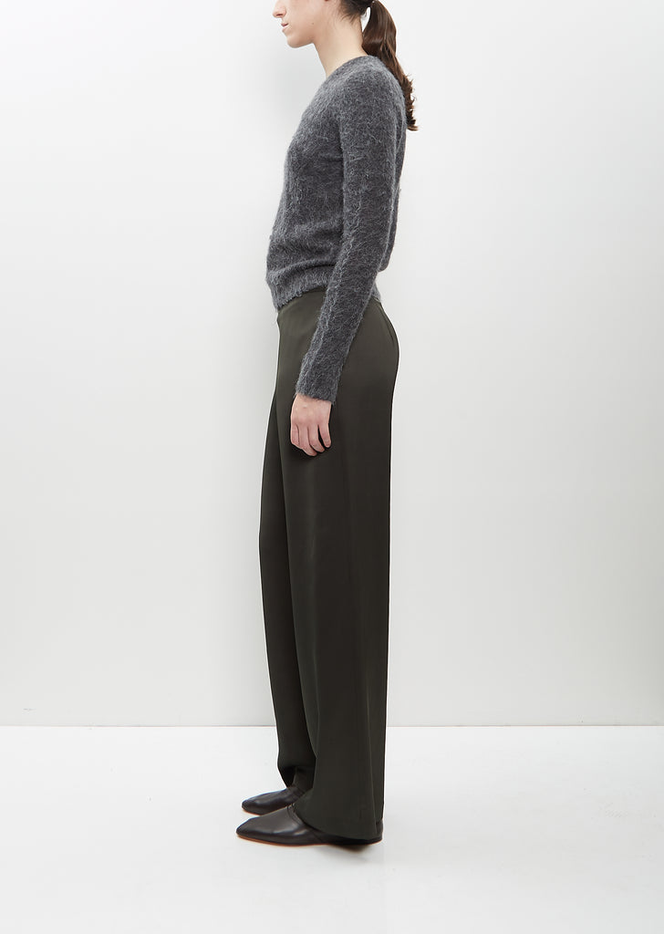 Viscose Liquid Pant — Forest