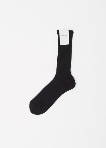 Giza High Gauge Socks — Black