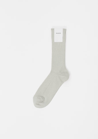 Giza High Gauge Socks — Pale Green