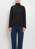 Mariam Cashmere Top — Charcoal Melange