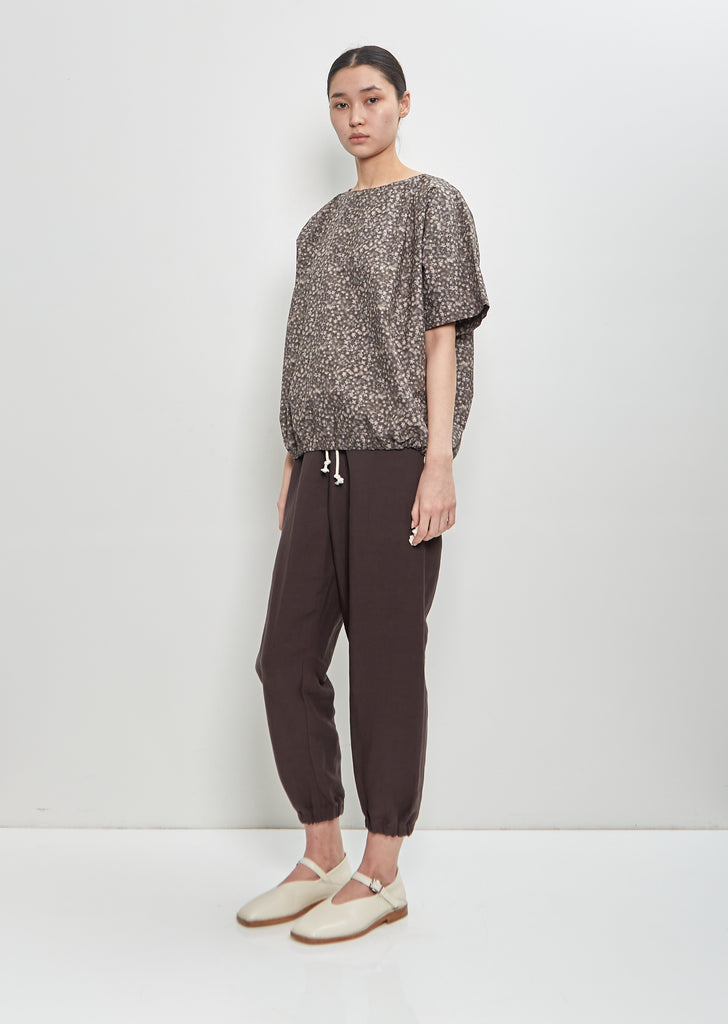 Friedrich Top — Charcoal Floral