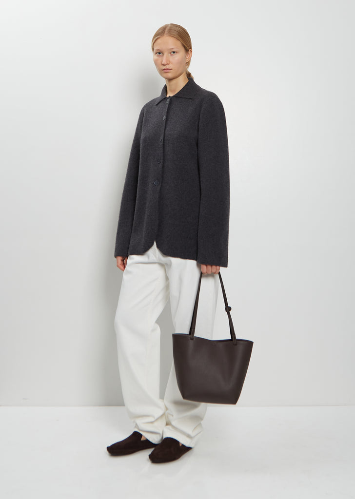 Medium Park Tote — Deep Brown