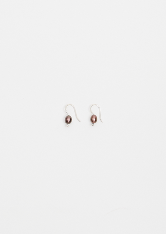 Mermaid Earrings — Black Pearl