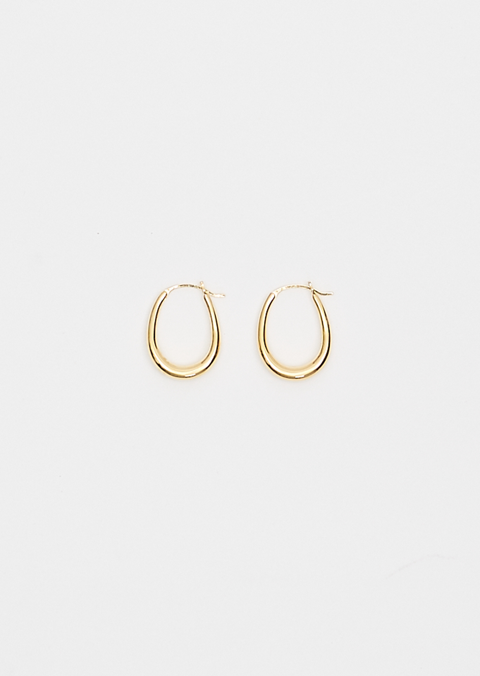 Gold Tiny Egg Hoops – La Garçonne