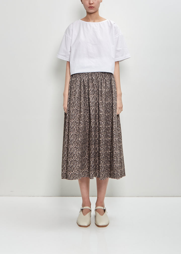 Skye Skirt — Charcoal Floral