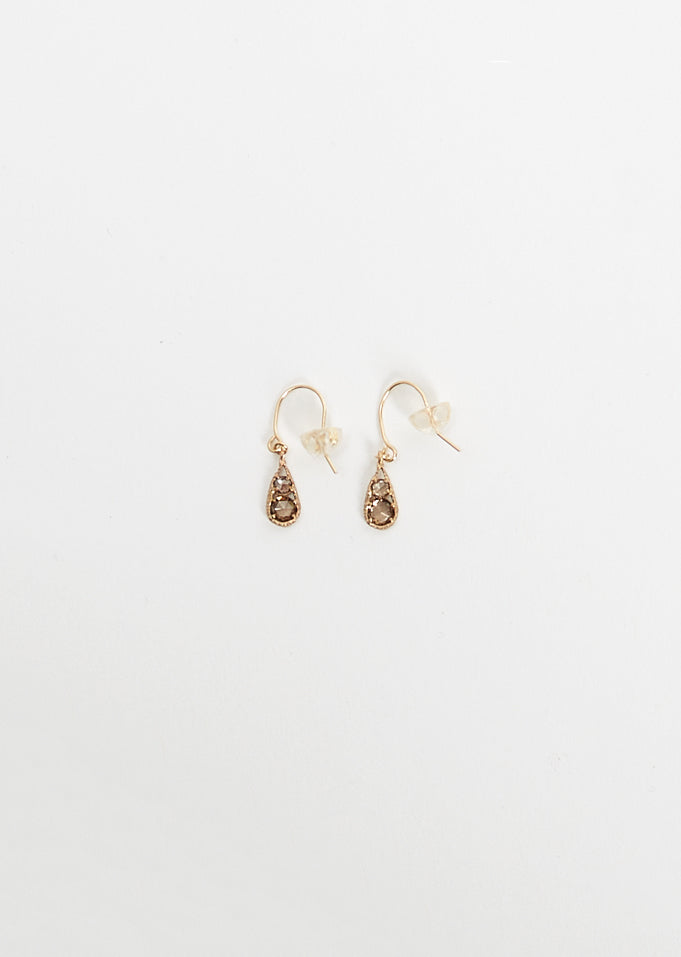 Bijoux Tsubu Drop Pendant Earrings