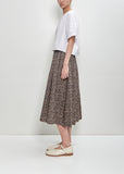 Skye Skirt — Charcoal Floral