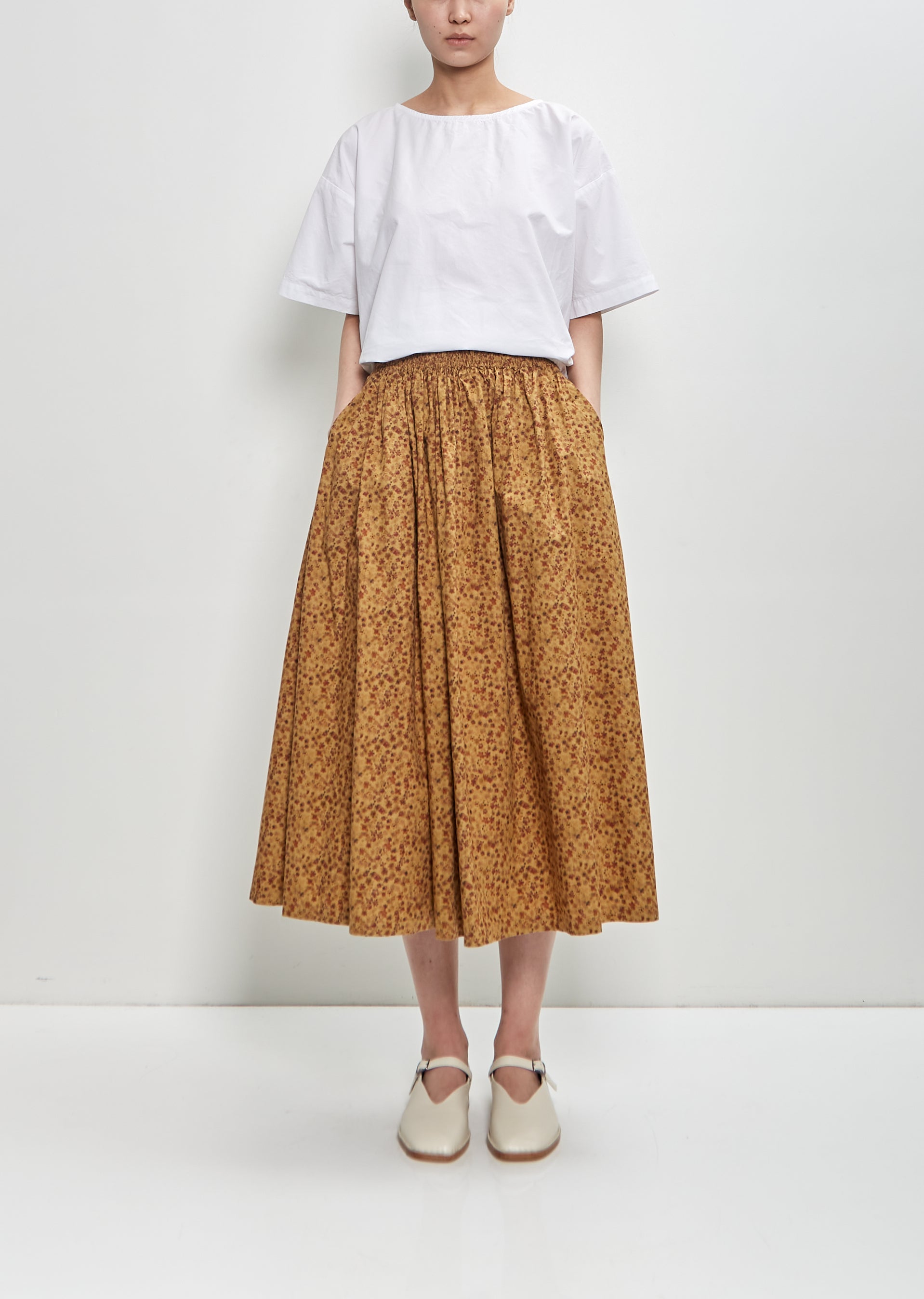 【PORTERNA】Crone mid-length skirt Harna Skirt – La Garçonne