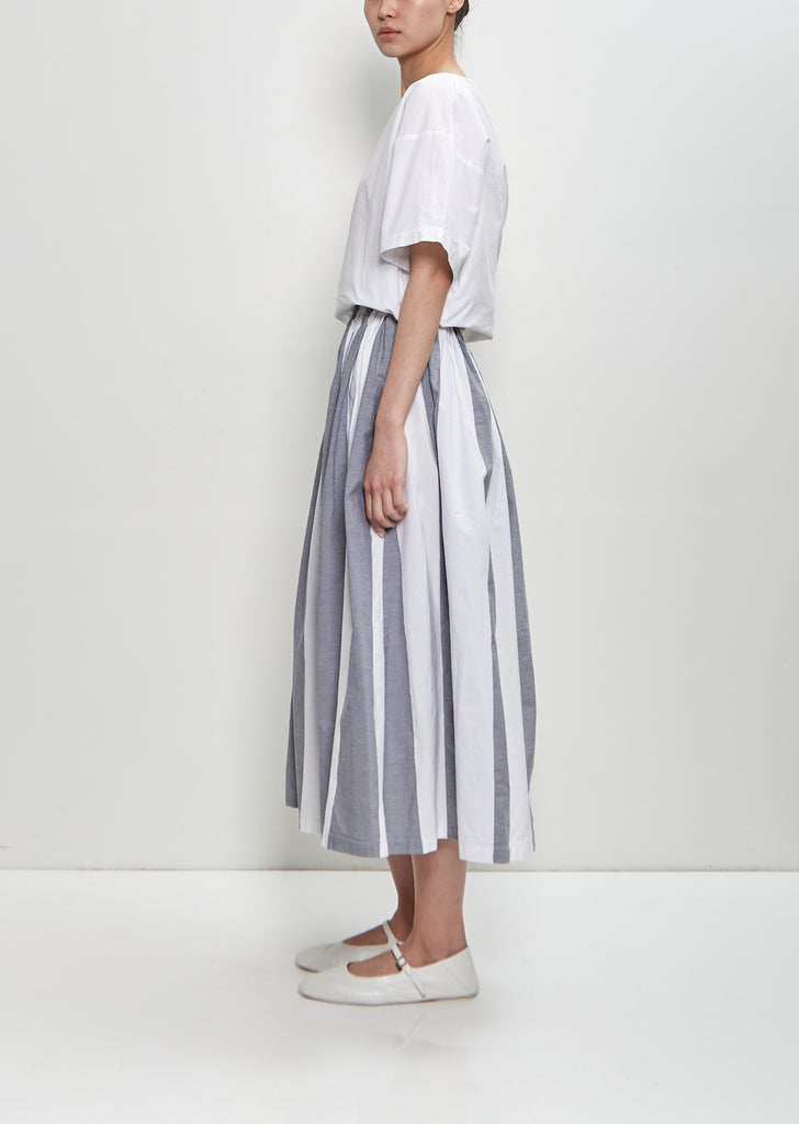 Organic Cotton Skye Skirt — 10cm Wide Stripe