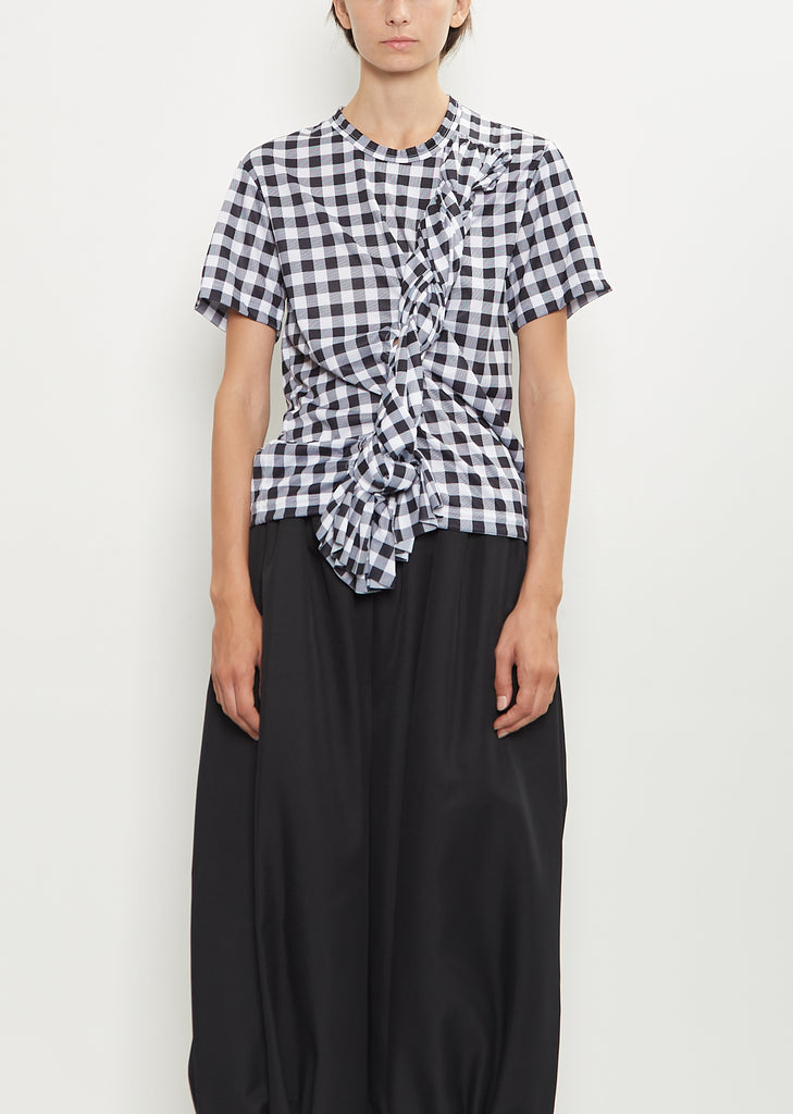 Tie Detail Jersey T-Shirt