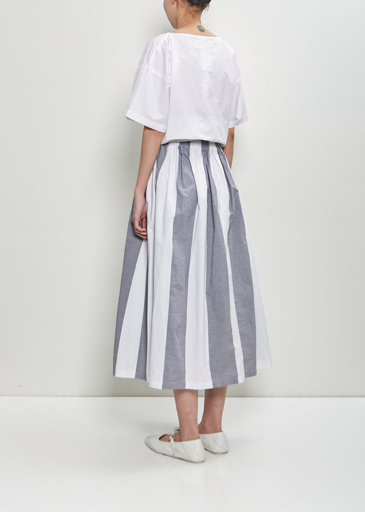 Organic Cotton Skye Skirt — 10cm Wide Stripe