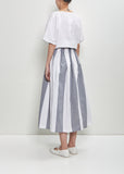 Organic Cotton Skye Skirt — 10cm Wide Stripe