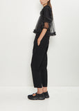 Organza Cotton Jersey T-Shirt