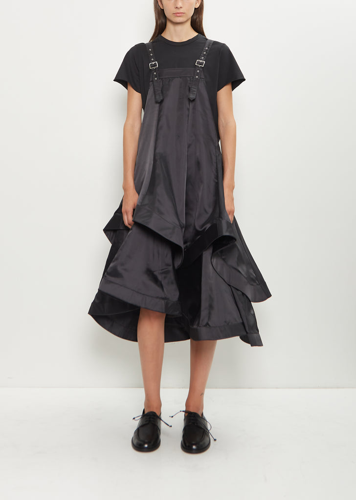 Buckle Straps Pinafore Skirt