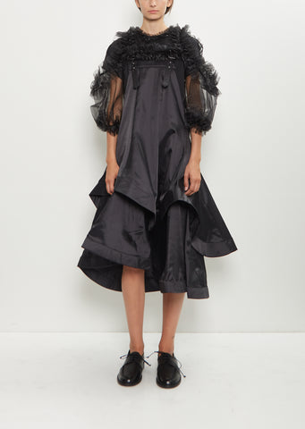 Organza Open Sleeve Vest