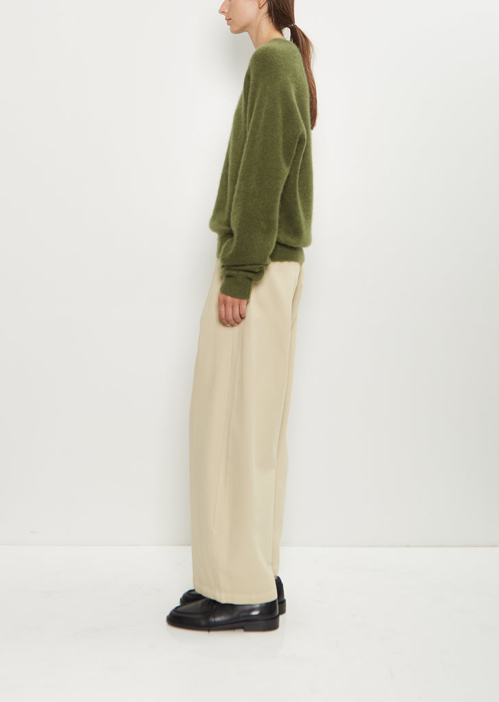 Cashmere Silk R-Neck Sweater