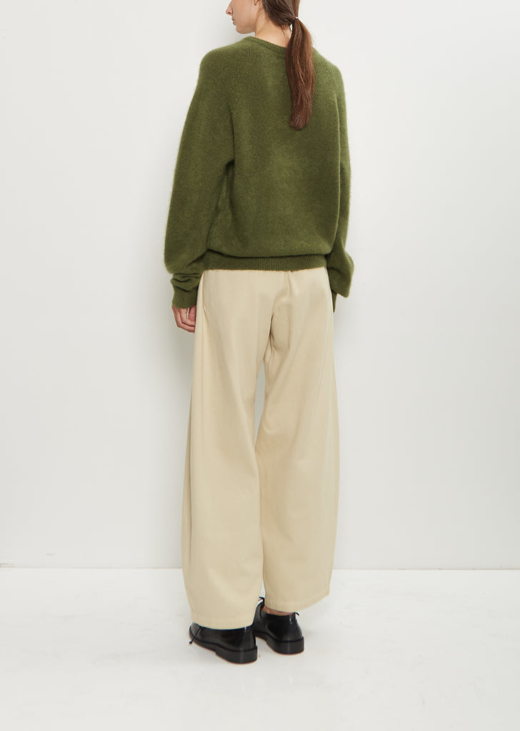 Cashmere Silk R-Neck Sweater