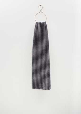 Cashmere Big Square Stole — Blue Rope