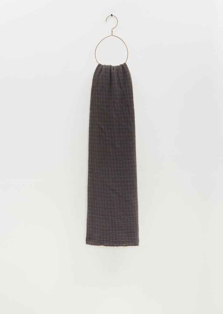 Cashmere Big Square Stole — Asphalt Coffee