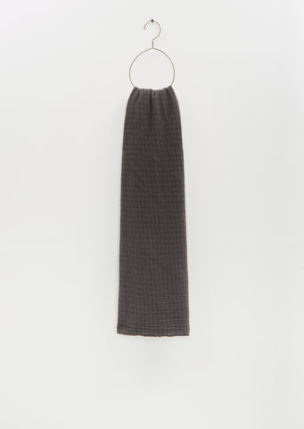Cashmere Big Square Stole — Asphalt Coffee
