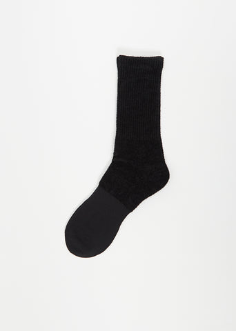 Bi Color Socks — Black