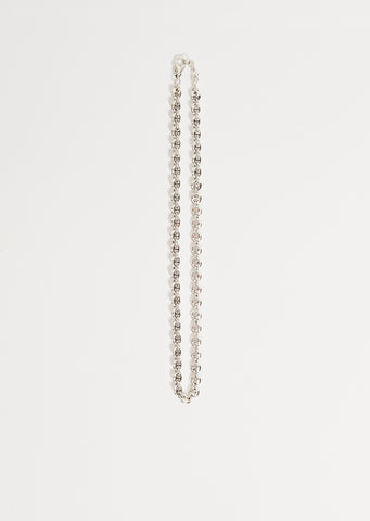 Silver Small Circle Link Necklace