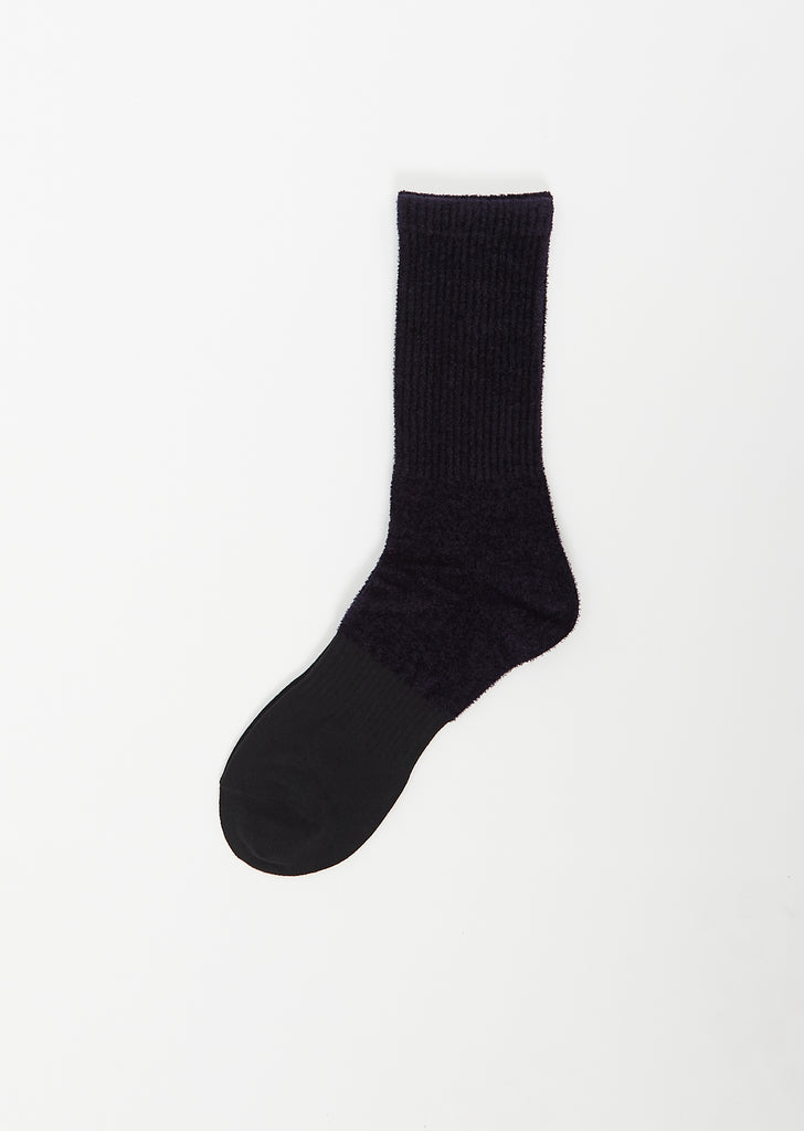 Bi Color Socks — Navy