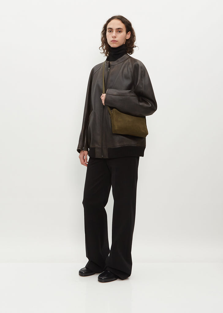 Ayako Crossover Bag Simple — Green Tea