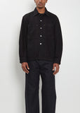 Workwear  Cotton Overshirt — Black