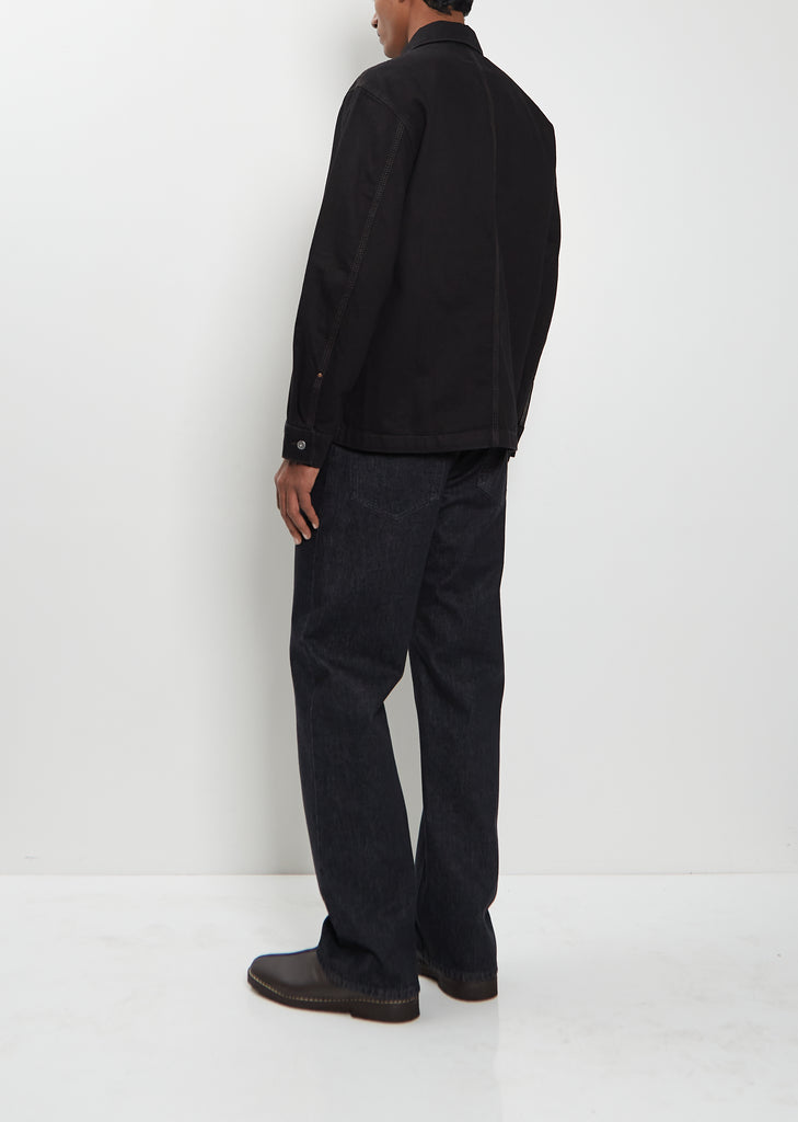 Workwear  Cotton Overshirt — Black