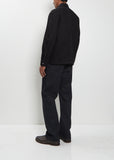 Workwear  Cotton Overshirt — Black