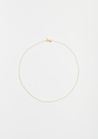 22k Keshi Pearl Necklace 18" — Marigold