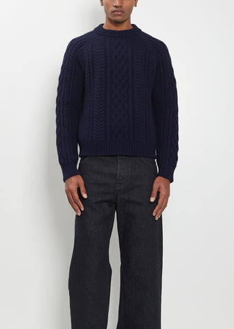 Isla Cashmere Cable Sweater