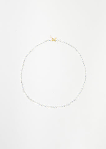 22k Keshi Pearl Necklace 18" — Sky